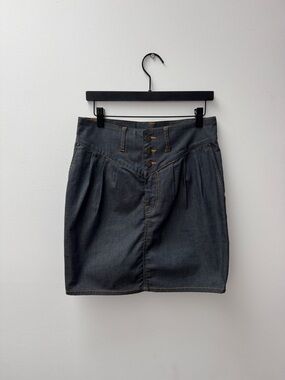 Vero Moda Dark Blue Denim Mini Skirt